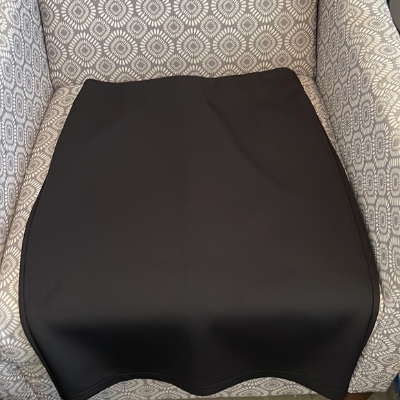 Catherine Malandrino Skirt Womens 10 Pencil Knee Length Full Back Zip Black - Picture 4 of 10